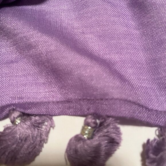 Talbots NWT Silk & Wool Blend Wisteria Wrap - Picture 6 of 7